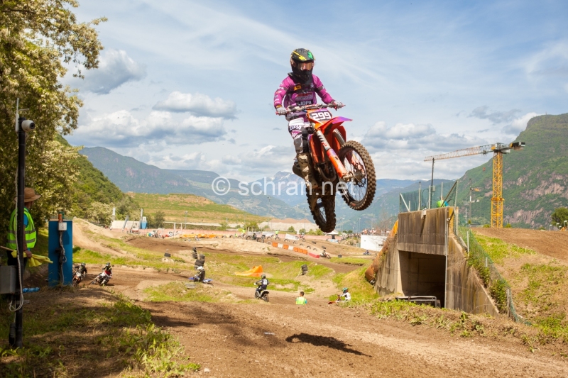 Image from the Alpencup MX at MZBZ Safety Park Bozen (South-Tiroll, Italy) on 5th of May 2024. All rights reservered. Always credit schran.net or for social media @schran. - Image was bought through the digital store schran.net/shop with limited rights. Only Personal, no commerical use.