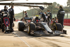 Pierre Gasly Pitstop - Alpha Tauri Shakedown - Imola (ITA) Feb. 2021