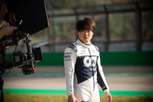 Yuki Tsunoda Driver Portrait - Alpha Tauri Shakedown - Imola (ITA) Feb. 2021