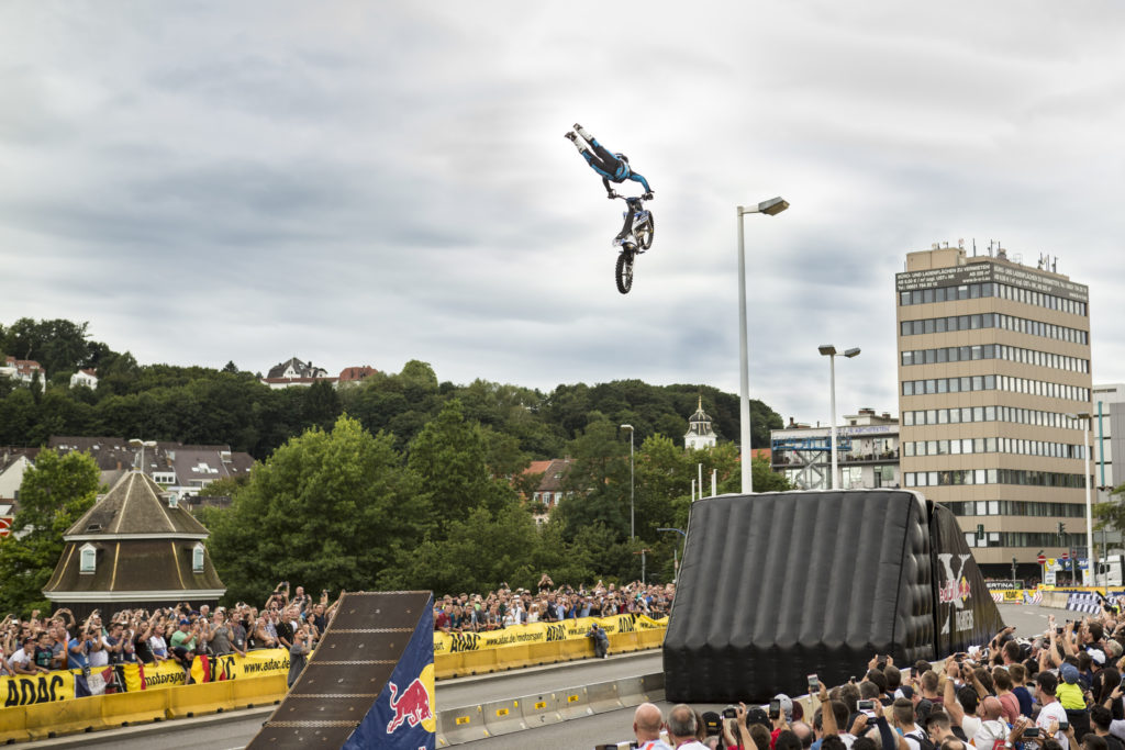Luc Ackermann - WRC Rally Deutschland - Saarbrücken FMX Demo 2017