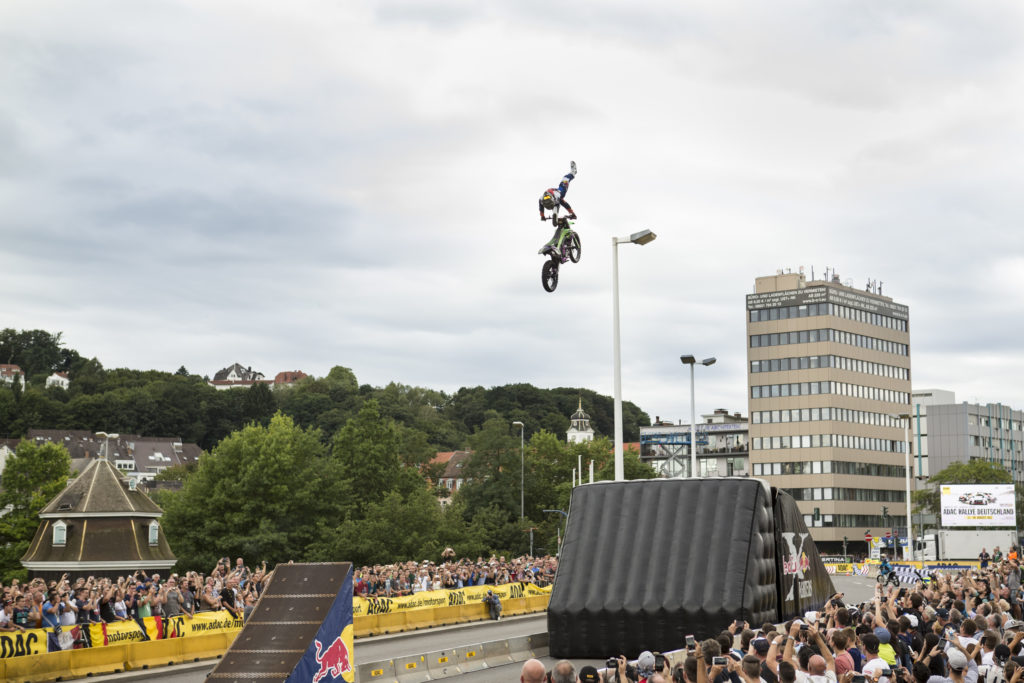 Davide Rossi - WRC Rally Deutschland - Saarbrücken FMX Demo 2017