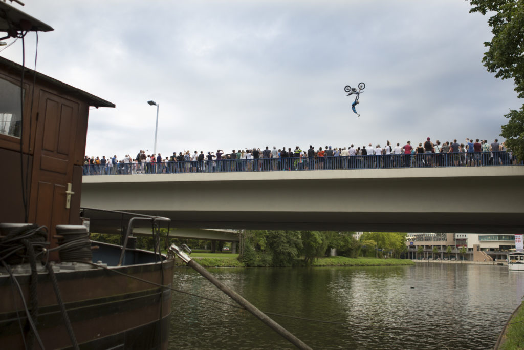 Luc Ackermann - WRC Rally Deutschland - Saarbrücken FMX Demo 2017