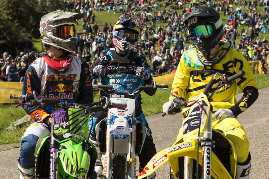 Davide, Luc, Kai - WRC Rally Deutschland - Panzerplatte FMX Demo 2017