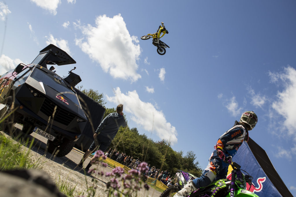 Kai Haase - WRC Rally Deutschland - Panzerplatte FMX Demo 2017