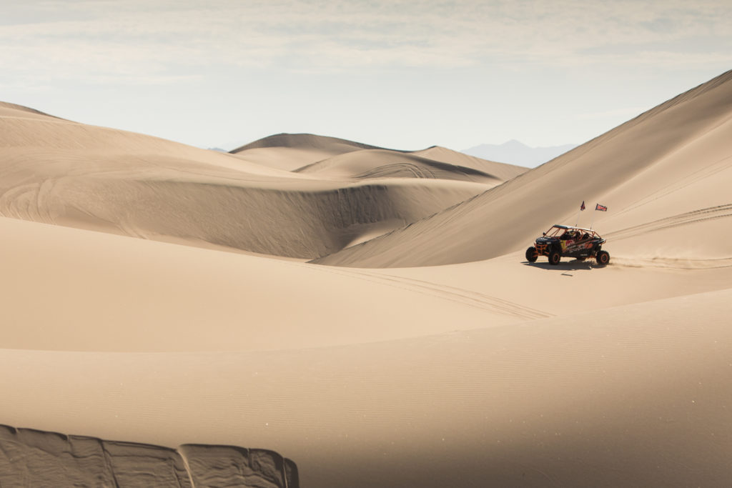 Renner´s Razr parked in Dumont Dunes - USA