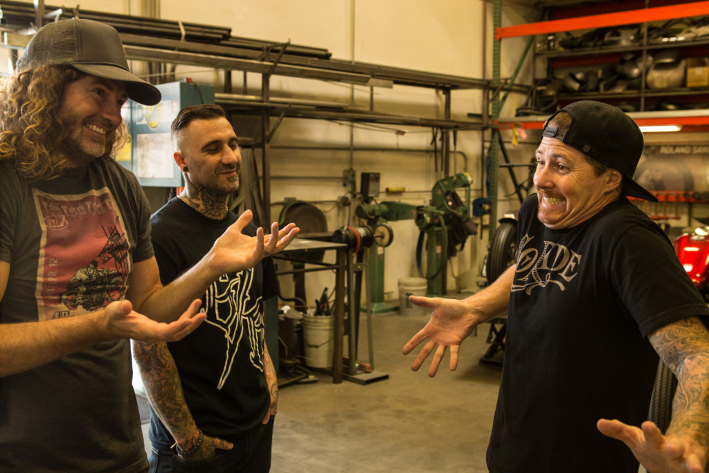 Andy Bell, Massimo & Roland Sands - Los Alamitos Garage USA