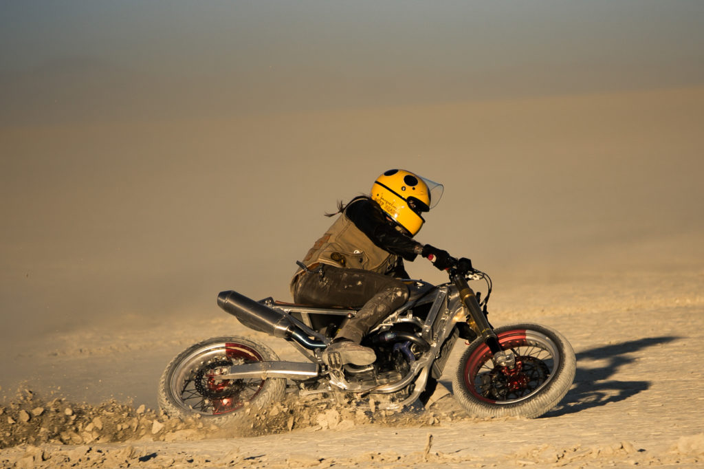 Drake McElroy carving through the dirt