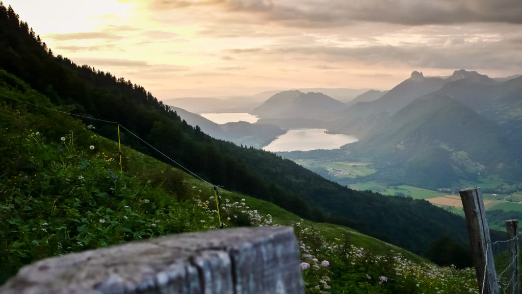 Faverge - View on Annecy France