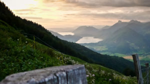 Faverge - View on Annecy France