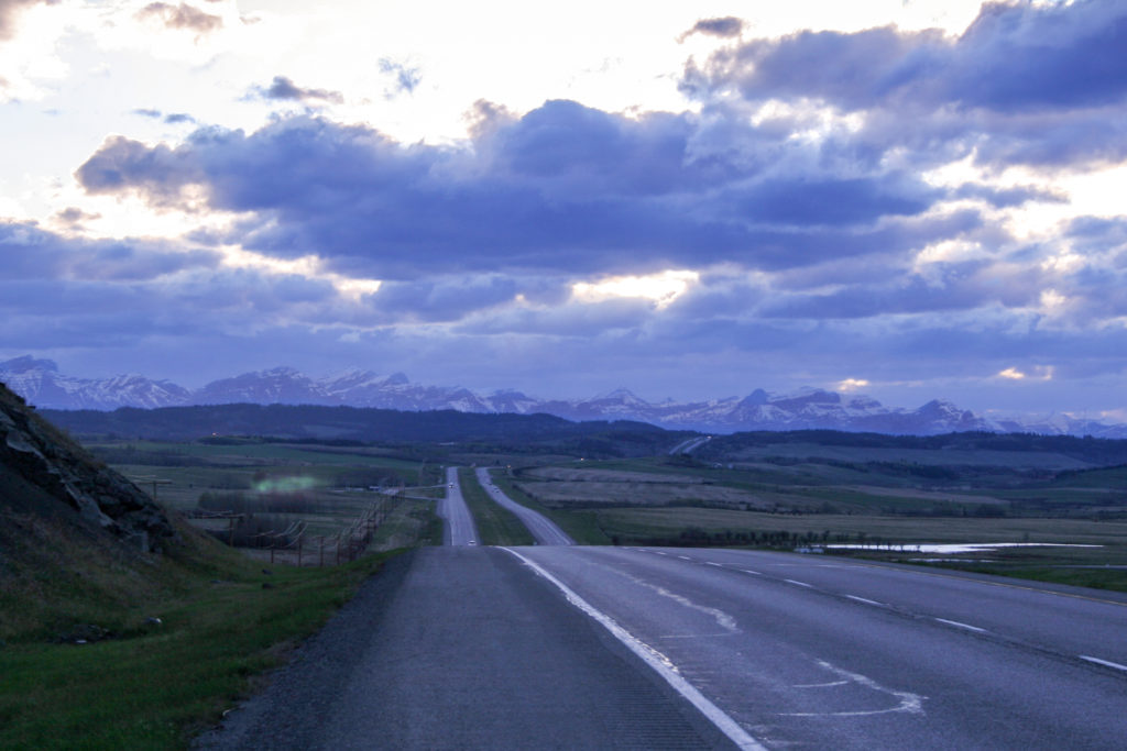 On the road to Calgary - Alberta Canada