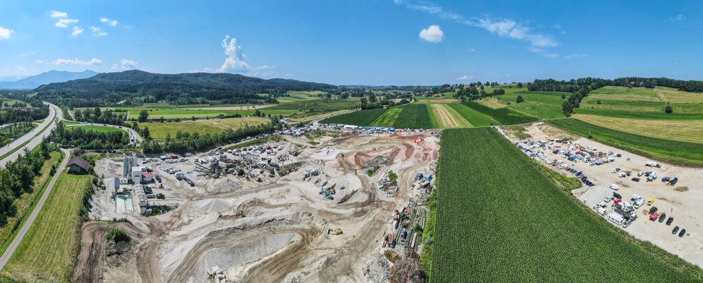 Birdview of the track that was only build for 1 Race